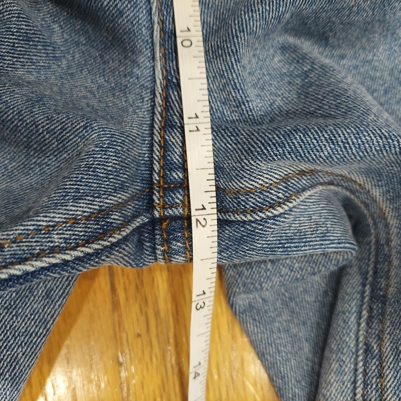 NWT Flamingals Blue Denim Bermuda Shorts (Size: L) - Picture 8 of 8